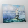 Bilder auf glas - Meer Segelschiff - 70x50cm - Glasbilder - Produktbild-Vorschau 4