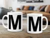 Kaffee-Tasse Buchstaben Buchstabe Arial Bold glänzend Produktbild-Vorschau 3