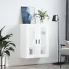 vidaXL Nástěnná skříňka bílá 69,5x34x90 cm Náhled obrázku produktu 3