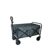 A gray folding wagon with a black frame and handle is shown against a white background. Náhľad obrázku produktu