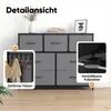 HOKEEPER Kommode, Chest of Drawers, 7 Schubladen aus Stoff Produktbild-Vorschau 5