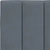 Kopfteil-Kissen "Hanko" Dunkelgrau 140 cm Samt Produktbild-Vorschau 8