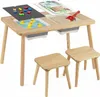 COSTWAY Tavolo da gioco per bambini 6 in 1, tavolo Anteprima dell’immagine prodotto 1
