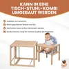 Kombihochstuhl | Leicht Umbaubar kinder Stuhl Tisch | Produktbild-Vorschau 3