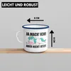 Trendation - Lustige Emaille Tasse mit Spruch Einhorn Produktbild-Vorschau 3