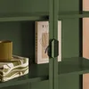 sweeek - Schrank aus Stahl und gehärtetem Glas, 2 Türen, Produktbild-Vorschau 4