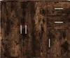 vidaXL Příborník kouřový dub 91x29,5x75 cm výrobek ze dřeva Náhled obrázku produktu 6