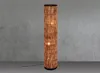 Kleine Stehlampe 120cm Rattan Lampenschirm, Lichtsäule Produktbild-Vorschau 3