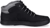 A side view of a black Timberland boot. Produktbild-Vorschau