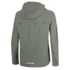 Airtracks Regenjacke Fahrradjacke mit Kapuze - M - Grau Produktbild-Vorschau 2