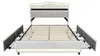 Polsterbett 140x200 cm mit Stauraum, LED, Ladestation, Produktbild-Vorschau 4