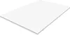 A white mattress topper with subtle horizontal stripes and a dark gray border is shown from a slightly elevated angle against a white background. Produktbild-Vorschau
