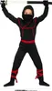 Ninja Held Karnevalskostüm Kinder Maske Gürtel Komplettset, Produktbild-Vorschau 2