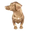 Clayre & Eef Držák na kuchyňské role Pes 46x15x23 cm Zlatá Náhled obrázku produktu 2