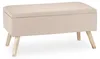 Relaxdays Sitzbank mit Stauraum, gepolstert, Holzbeine, Produktbild-Vorschau 10