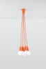 Hängeleuchte DIEGO 5 orange 5xE27 15W PVC 90x25x25cm Sollux Produktbild-Vorschau 14