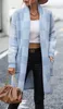 ASKSA Damen Cardigan Karierter Farbblockstrick Produktbild-Vorschau 4