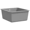 The Living Store Granitspüle Einzelbecken Grau Produktbild-Vorschau 4
