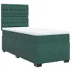Boxspringbett mit Matratze Dunkelgrün 80x200 cm Samt Produktbild-Vorschau 1