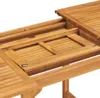 vidaXL 5-tlg. Garten-Essgruppe Massivholz Teak Produktbild-Vorschau 9