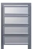 Briefkastenanlage Stairs for Four in Grau Metallic mit Produktbild-Vorschau 2