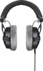 A pair of black and gray over-ear headphones with a black cable is shown against a white background. Produktbild-Vorschau