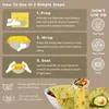 Bienenwachs-Wraps,Bio Wachspapier Wiederverwendbare Produktbild-Vorschau 4