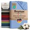 Buymax Baby Spannbettlaken 60x120 cm Hellblau, Jersey 100% Produktbild-Vorschau 1