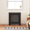 vidaXL Obudowa grzejnika z płyty MDF czarna 78 cm Podgląd zdjęcia produktu 3