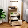 Nachttisch mit Schublade, Beistelltisch, Nachtschrank mit Produktbild-Vorschau 4