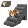 Scala per cani, altezza 60 cm, 6 gradini, colore grigio, Anteprima dell’immagine prodotto 8