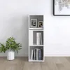 vidaXL Eckregal Weiß 33x33x100 cm Holzwerkstoff Produktbild-Vorschau 3