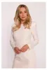 Stylove Dámské midi šaty Joni S412 slonovinová S Náhled obrázku produktu 14