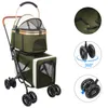 Hundebuggy Haustierwagen Haustierbuggy mit Sicherheitsgurt Produktbild-Vorschau 3