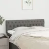vidaXL Kopfteile 2 Stk. Dunkelgrau 80x7x78/88 cm Stoff -  Produktbild-Vorschau 11