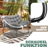KESSER® Schaukelstuhl für drinnen & draußen Schaukelsessel Produktbild-Vorschau 5