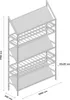 MetaloPro Scaffale per vino Alsace – Scaffale in metallo Anteprima dell’immagine prodotto 12