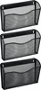 Relaxdays Zeitschriftenhalter Wand, 3er Set, A4, Eisen, Produktbild-Vorschau 1