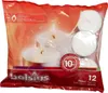 Bolsius 103631109300 Maxi Teelichter, weiß (12er Pack) Produktbild-Vorschau 1