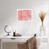 Poster - Poster ohne Rahmen - Rosa Blätter Palmen - 50x40 Produktbild-Vorschau 5