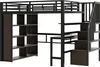 Letto a castello Merax 140x200 cm, letto a soppalco con Anteprima dell’immagine prodotto 11