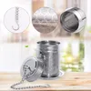 2 Teesiebe Edelstahl Teeinfuser Abtropfschale Teeei Produktbild-Vorschau 4