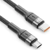 deleyCON 2m Micro USB Kabel USB-C auf Micro-USB Stecker Produktbild-Vorschau 1