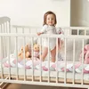 Paraurti per culla Ricokids 3m - rosa e grigio Anteprima dell’immagine prodotto 8
