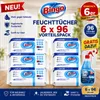 Bingo bílé mýdlo, 6 balení po 96 kusech čisticích ubrousků Náhled obrázku produktu 1