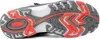 The sole of a black safety shoe with red and gray accents. Produktbild-Vorschau