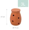 Relaxdays Wurmkomposter zum Eingraben, 3 L, Wurmturm für Produktbild-Vorschau 4
