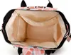 The inside of an open backpack with multiple compartments. Produktbild-Vorschau
