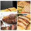 Grill elettrico tostiera sandwich 1000 W riscaldamento Anteprima dell’immagine prodotto 3