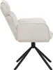 ML-Design Esszimmerstühle drehbar 4er Set Beige Stoffbezug Produktbild-Vorschau 3